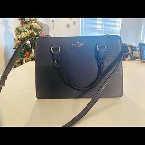 Kate Spade Navy Leather Crossbody Shoulder Bag
